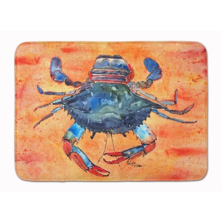 Carolines Treasures Crab Machine Washable Memory Foam Mat 8096-RUG